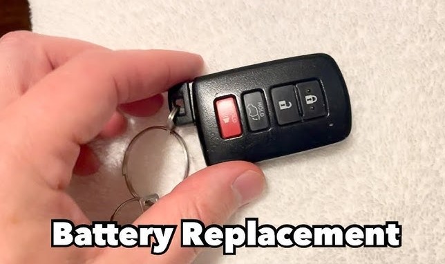 How to Change Battery In Toyota Key Fob