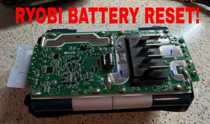 How to Reset a Newer Ryobi 40V Battery