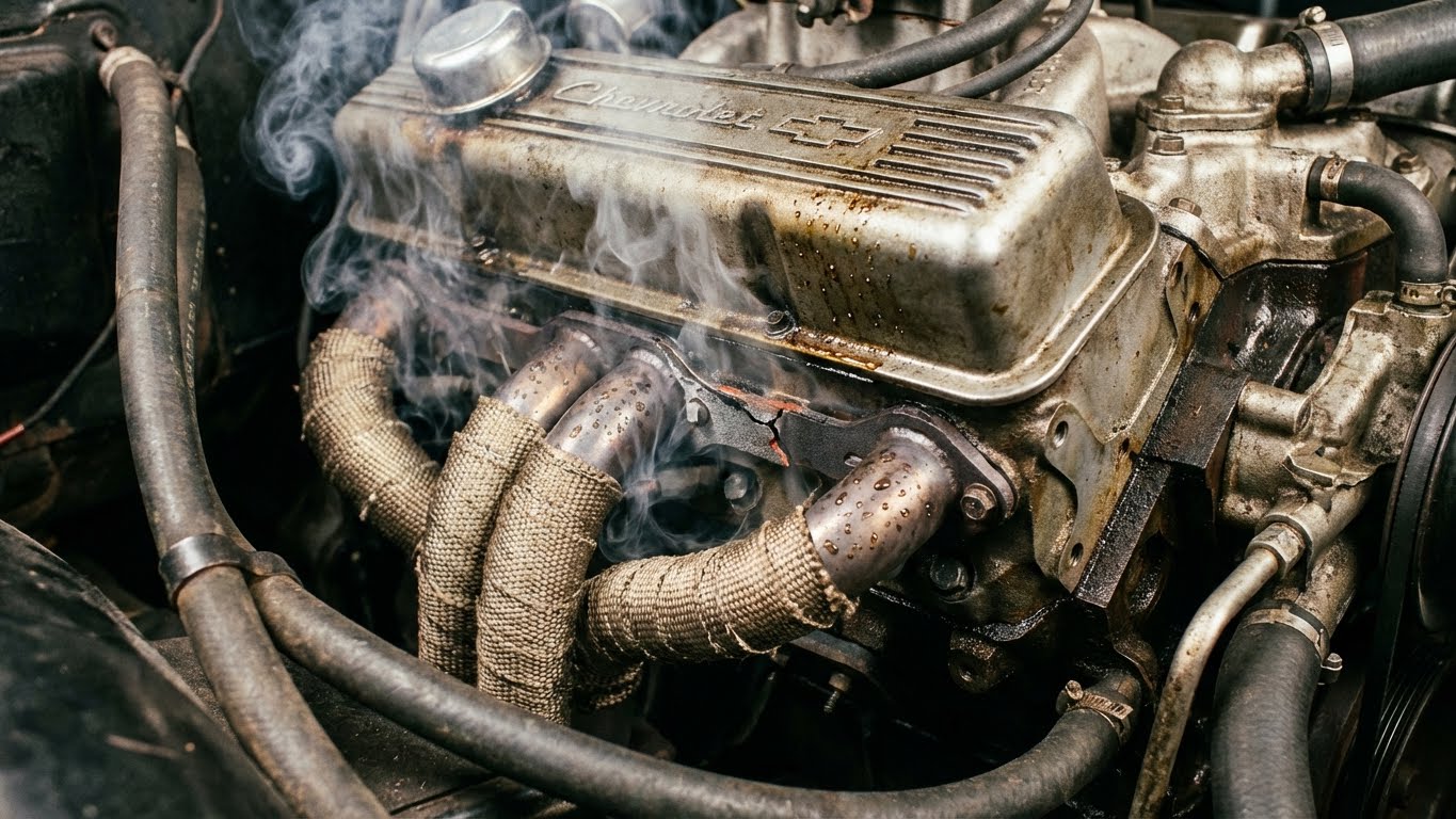 Burning Oil Smell in Ca