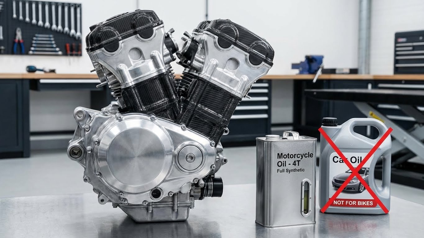 Can You Use Car Oil in a Motorcycle