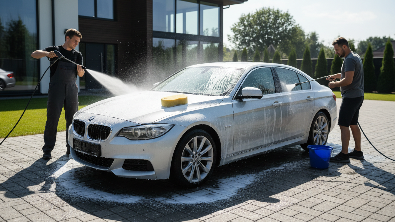 Pressure Washer vs Hose for Car Washing