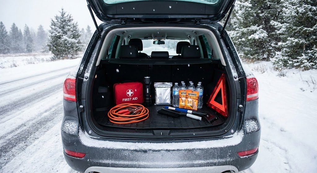 Winter Car Emergency Kit Checklist Essential Items for Safe Cold-Weather Travel